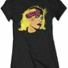 Band Shirts Girlie Blondie Punk Logo T-Shirt Black