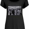 Band Shirts Black Sabbath Group Shot Girly T-Shirt Black