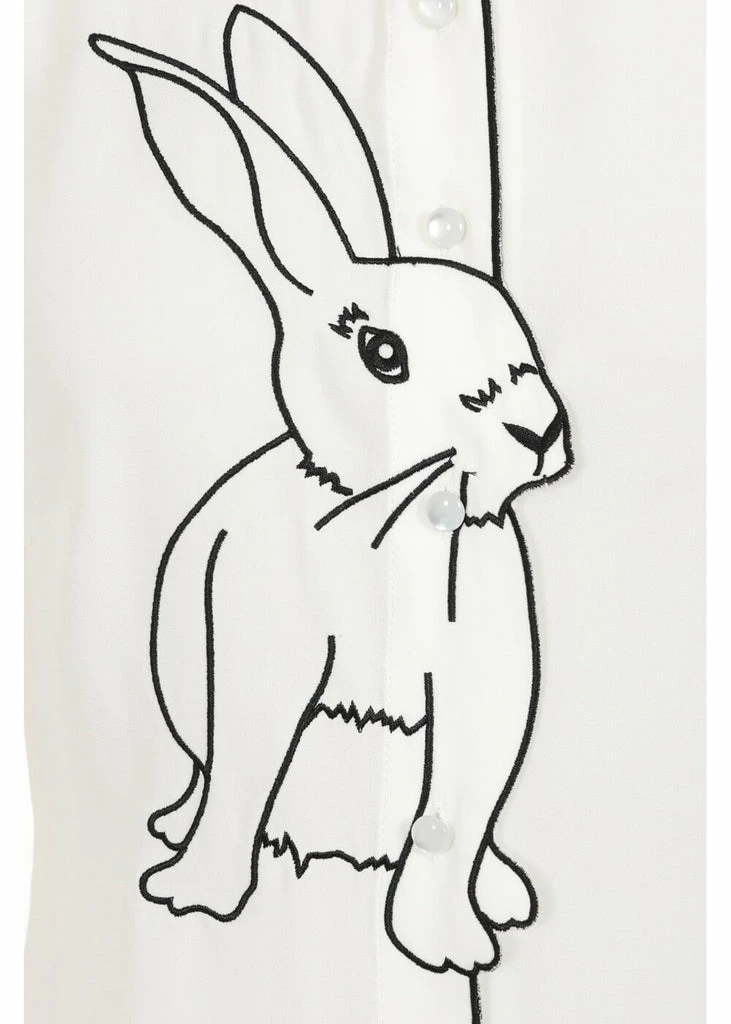 Banned Bunny Hop 40's Blouse White 2 Banned Bunny Hop 40's Blouse White - Image 2