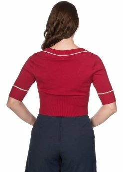 Banned Summer Sail 40's Cardigan Red -Hearts & Roses Sales banned CA21045 summer sail cardi red 47 0 1024x1024