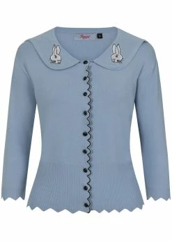 Banned Bunny Hop 40's Cardigan Blue