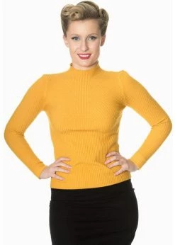 Banned Let's Tango Jumper Mustard