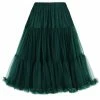 Banned 50's Petticoat Lang Dark Green