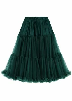 Banned 50's Petticoat Lang Dark Green 7 Banned 50's Petticoat Lang Dark Green -Hearts & Roses Sales banned SBN236 petticoat long bottle green 3 1024x1024