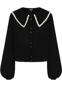 Bright & Beautiful Merrit 70's Blouse Black