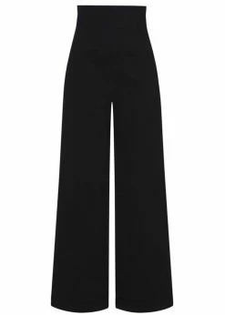 Collectif Kiki High Waisted 50's Jeans Black