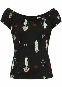 Collectif Lorena Carpe Diem 50's Top Black