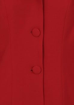 Collectif Brooke 40's Jacket Red 6 Collectif Brooke 40's Jacket Red -Hearts & Roses Sales collectif AW200609A brooke plain jacket red 2 1024x1024