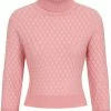 Collectif Rai Knitted 60's Jumper Pink