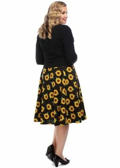 Collectif Abigail Sunflower 40's Cardigan Black -Hearts & Roses Sales collectif SS200110B abigail sunflower cardigan blk 6 903916ba 6b23 4d72 8561 125ce061c183 1024x1024