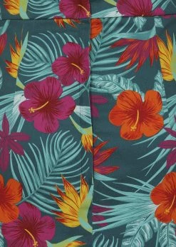 Alternative view of Collectif Kala Tropico 40's Pencil Skirt Multi