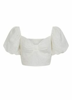 Collectif Amoura Broderie 70's Top White