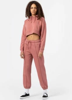 Dickies Women Oakport Cropped Hoodie Pink -Hearts & Roses Sales dickies DK0A4XJTC371 w oakport hoodie rose 10 1024x1024