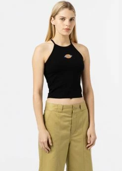 Dickies Dames Chain Lake Vest Top Black