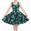 Hearts & Roses Kids Rosaceae Swing Dress Black