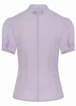 Hell Bunny Frilly Sundae 40's Blouse Lavender 9 Hell Bunny Frilly Sundae 40's Blouse Lavender -Hearts & Roses Sales hell bunny HLB60078 frilly sundae blouse lav 4 1024x1024