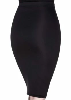 Alternative view of Killstar Fearless Skull Pencil Skirt Black