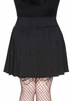 Killstar Devil In Disguise 80's Skirt Black Pinstripe -Hearts & Roses Sales killstar KSRA003365 devil disguise skirt blk pinstr 3 0c0fdd06 3b12 4147 ae93 da63580093d6 1024x1024