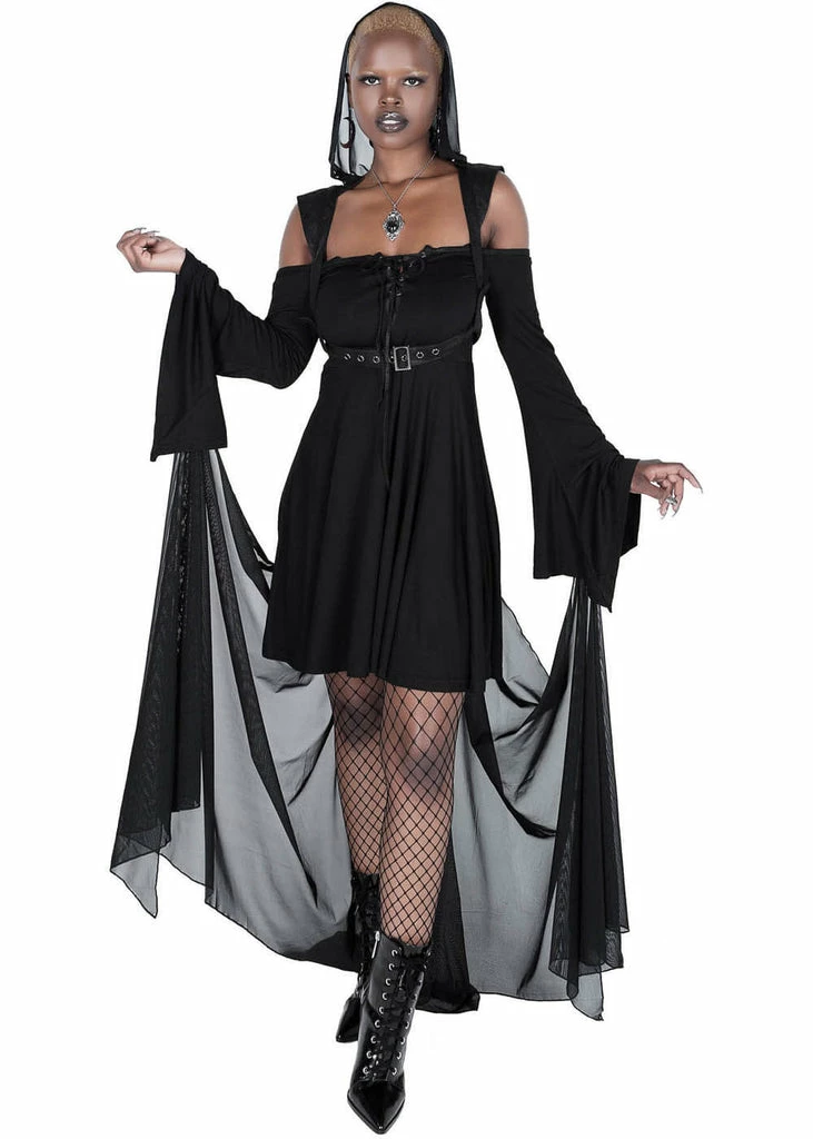Killstar Speak To Spirits Cape Black 1 Killstar Speak To Spirits Cape Black