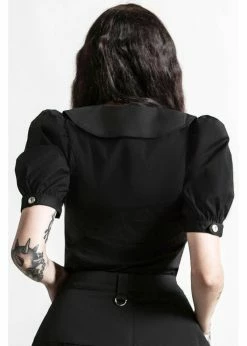 Alternative view of Killstar Kikimora Cross Top Black