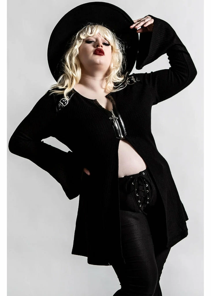 Killstar Scorpia 70's Top Black 2 Killstar Scorpia 70's Top Black - Image 2