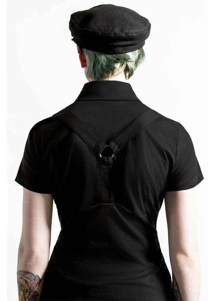Killstar To The Nines Top Black 2 Killstar To The Nines Top Black - Image 2