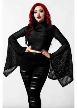 Killstar Phases Moon Striped Top Black -Hearts & Roses Sales killstar KSRA004151 phases striped top blk 0 dcbd3b45 b00e 4a32 82d7 7ad95fb9a316 1024x1024