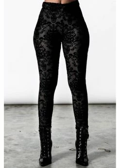 Killstar I'm Strange Leggings Black