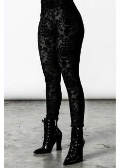 Alternative view of Killstar I'm Strange Leggings Black