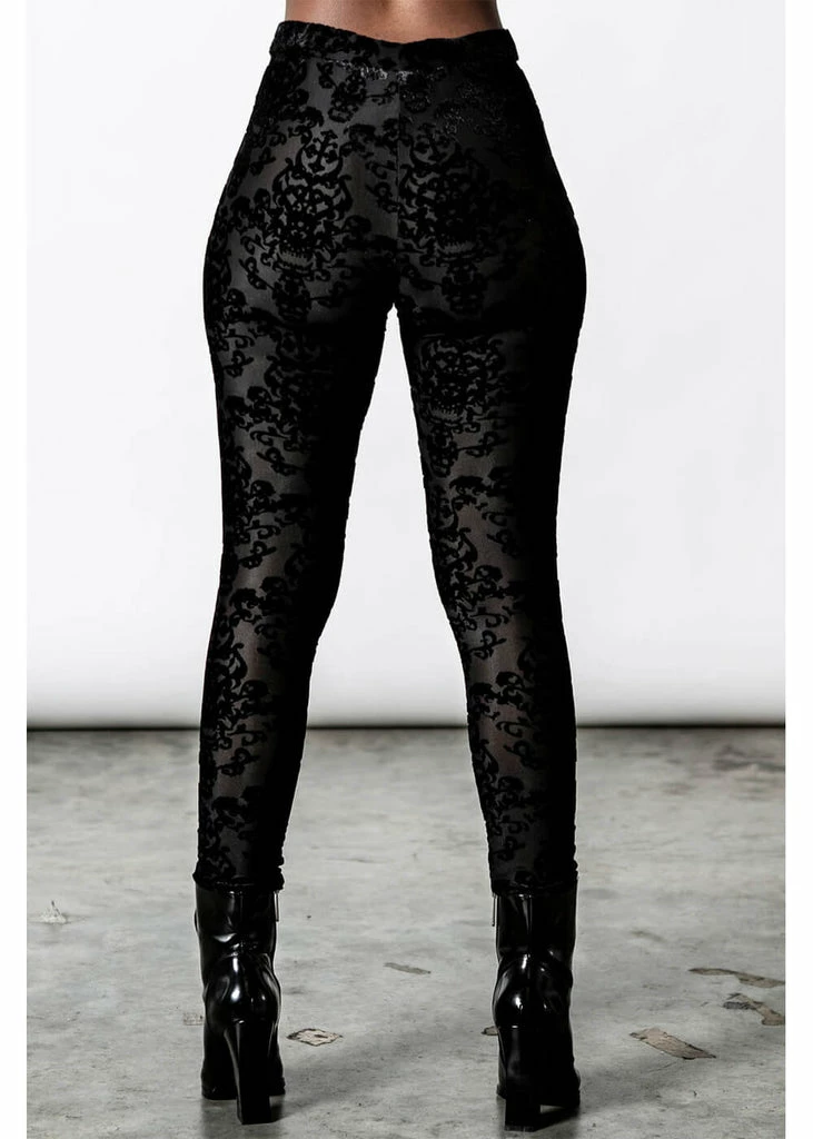 Killstar I'm Strange Leggings Black 3 Killstar I'm Strange Leggings Black - Image 3