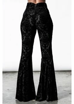 Alternative view of Killstar Lucifuge Bell Bottoms Trousers Black