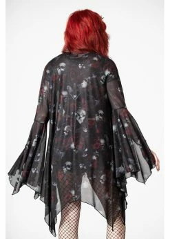 Killstar Fairy Moss Mesh Cover Up Black