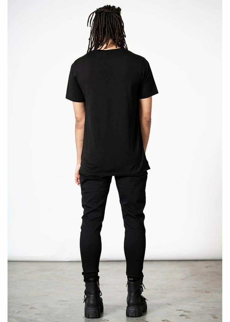 Killstar Full Moon Cat T-Shirt Black 3 Killstar Full Moon Cat T-Shirt Black - Image 3