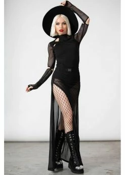 Alternative view of Killstar Lazer Beam Top Black