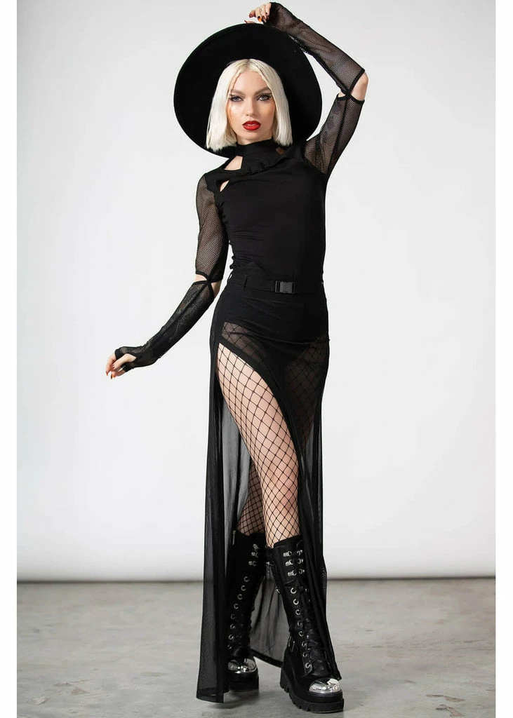 Killstar Lazer Beam Top Black 2 Killstar Lazer Beam Top Black - Image 2