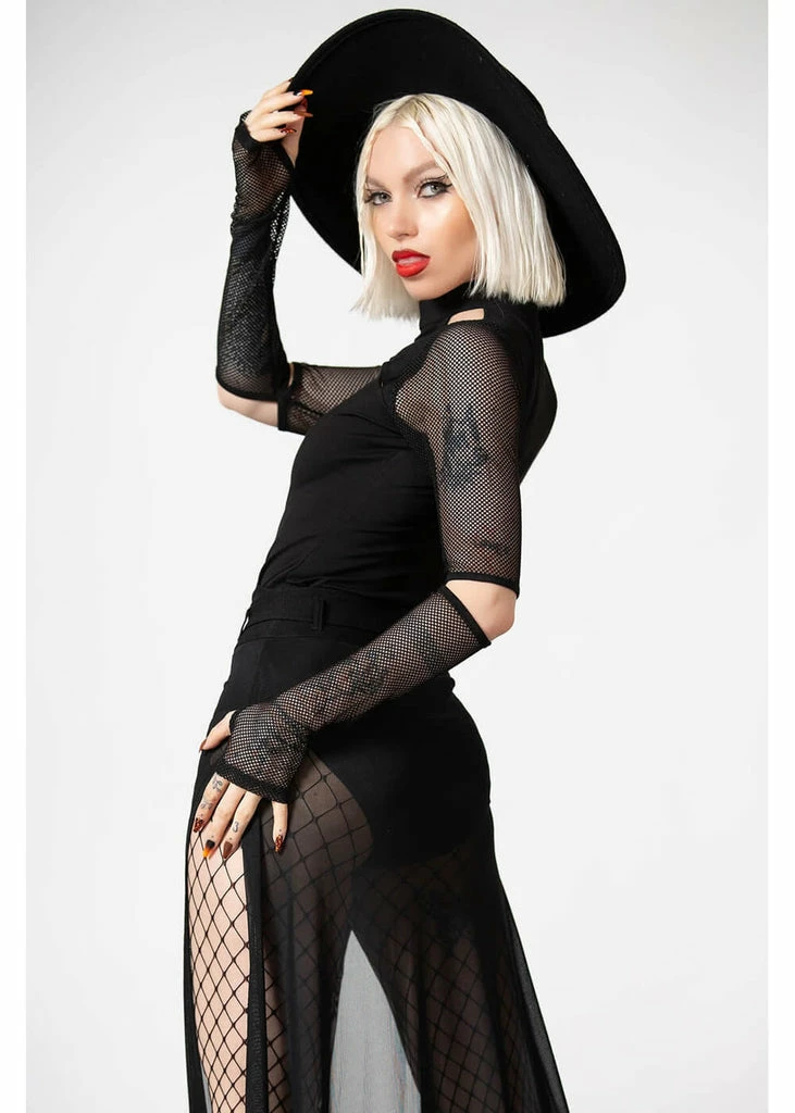 Killstar Lazer Beam Top Black 3 Killstar Lazer Beam Top Black - Image 3
