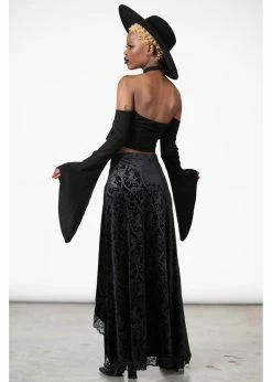 Killstar Grailed Unicorn Velvet Maxi Skirt Black -Hearts & Roses Sales killstar KSRA006470 grailed maxi skirt blk 4 3b44a12d 8e1b 4d65 9893 0dd73cc872dc 1024x1024