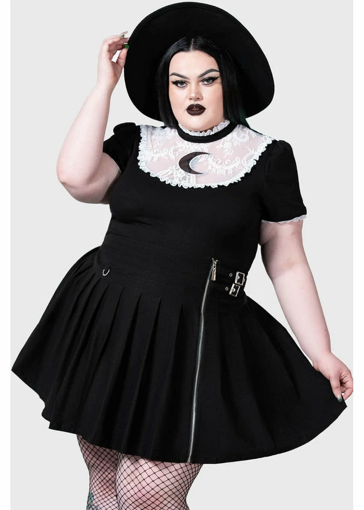 Killstar Wish Upon A Moon TopĀ Black - Image 3