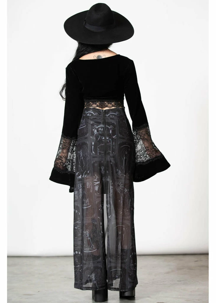 Killstar Chalise Tarot Maxi Skirt Black 4 Killstar Chalise Tarot Maxi Skirt Black - Image 4