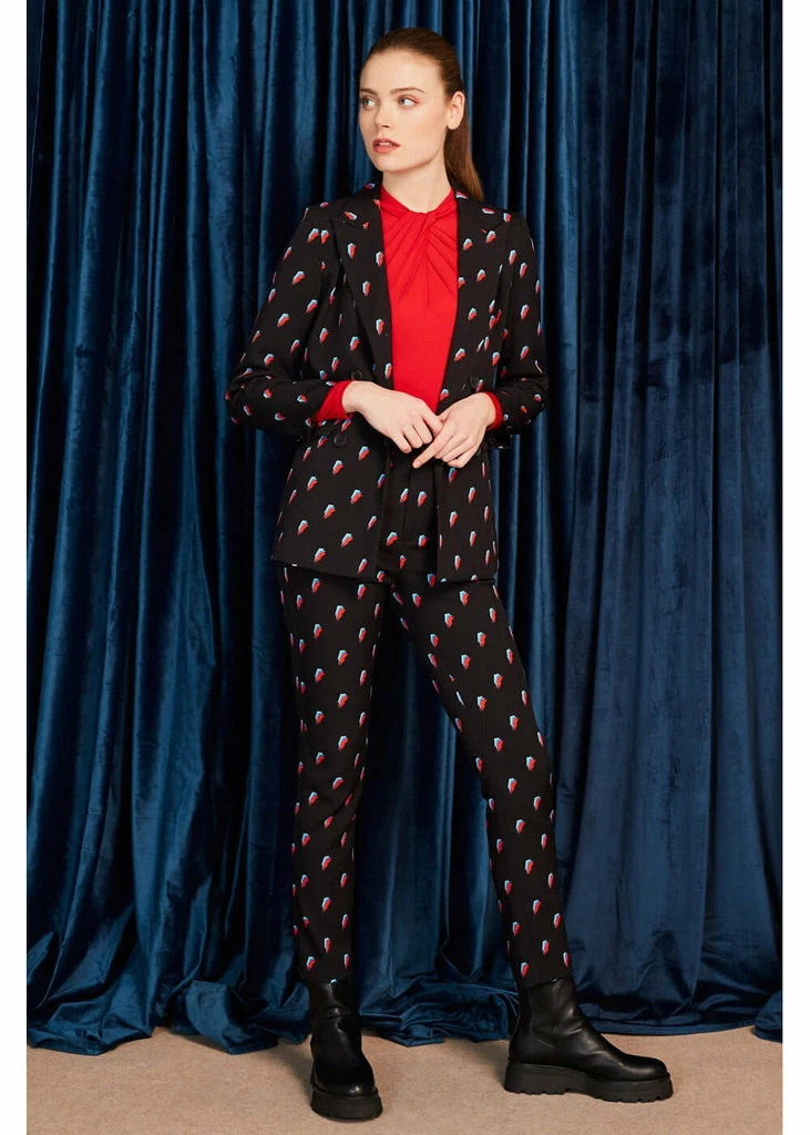 Minueto David Thunderbolt 70's Trousers Black 2 Minueto David Thunderbolt 70's Trousers Black - Image 2