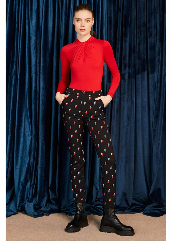 Minueto David Thunderbolt 70's Trousers Black 4 Minueto David Thunderbolt 70's Trousers Black - Image 4