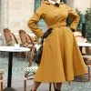 Miss Candyfloss Lucinda Merigold 50's Coat Mustard