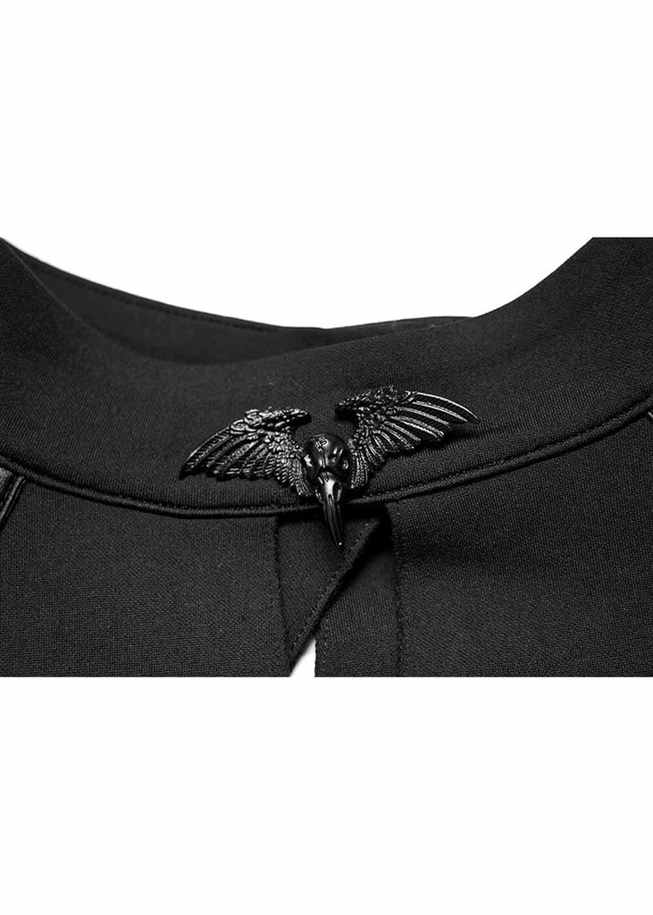 Punk Rave Bat Capelet Black 2 Punk Rave Bat Capelet Black - Image 2